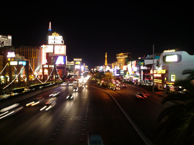 Blick auf den Strip