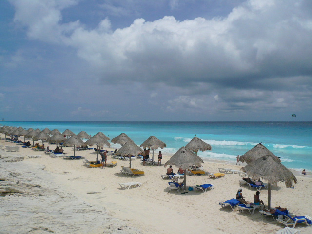 Unser Strand vorm Hotel